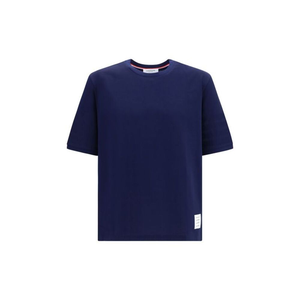 Thom Browne Blue Cotton Men's T-Shirt
